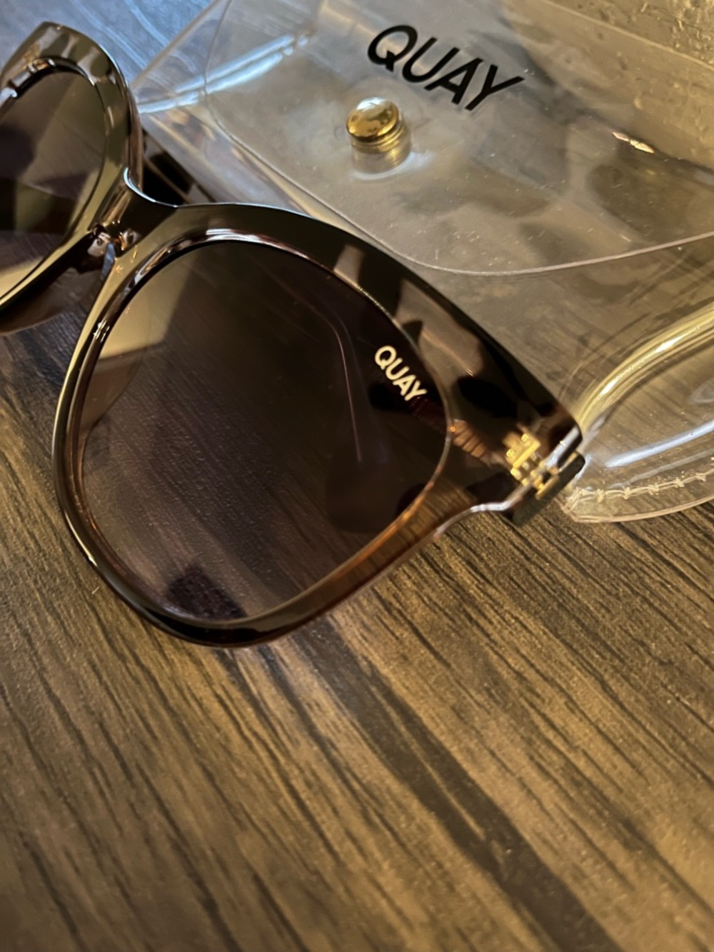 Quay Australia “-It’s My Way-125”Sunglasses with Dark Brown Lenses - Picture 2 of 4